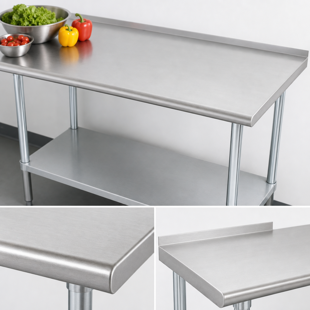16-Gauge 430 Stainless Steel Top