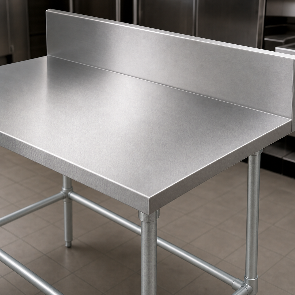 14-Gauge 304 Stainless Steel Top