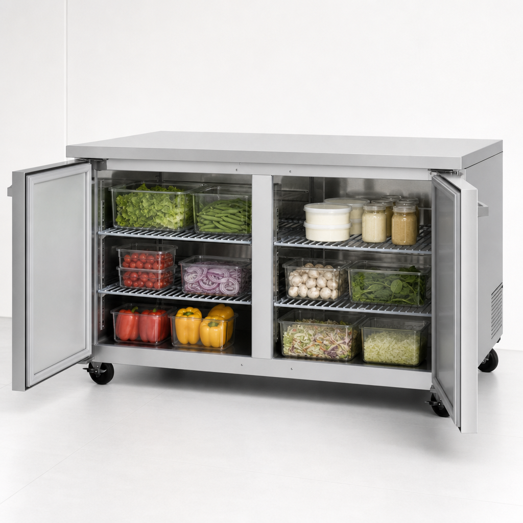 Two-Section Undercounter Layout