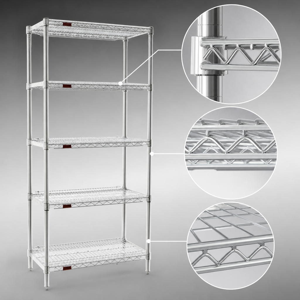 Patented QuadTruss Shelf Design