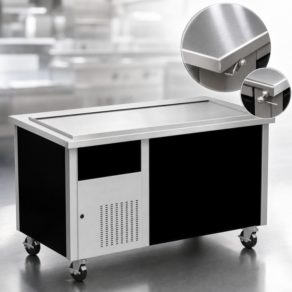 16-Gauge Stainless Steel Top