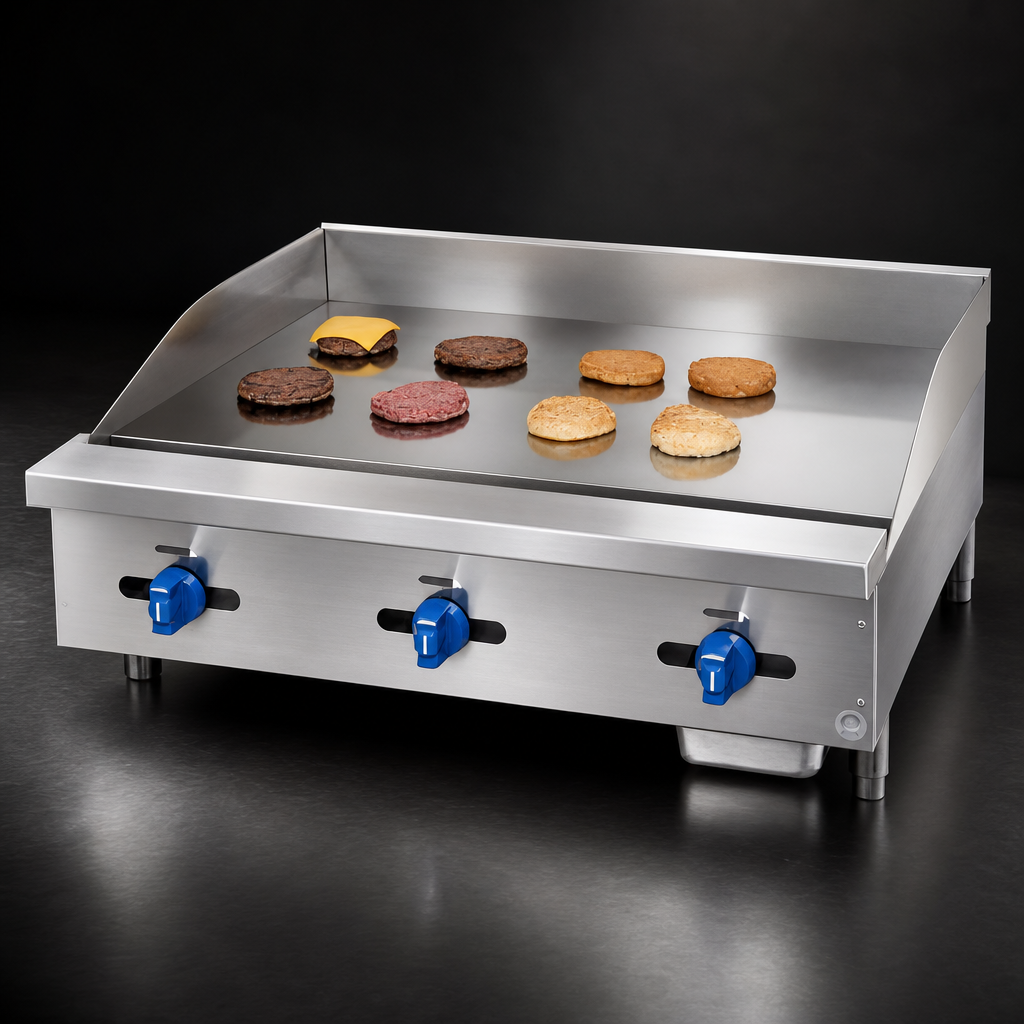 Polished Steel Griddle Plate