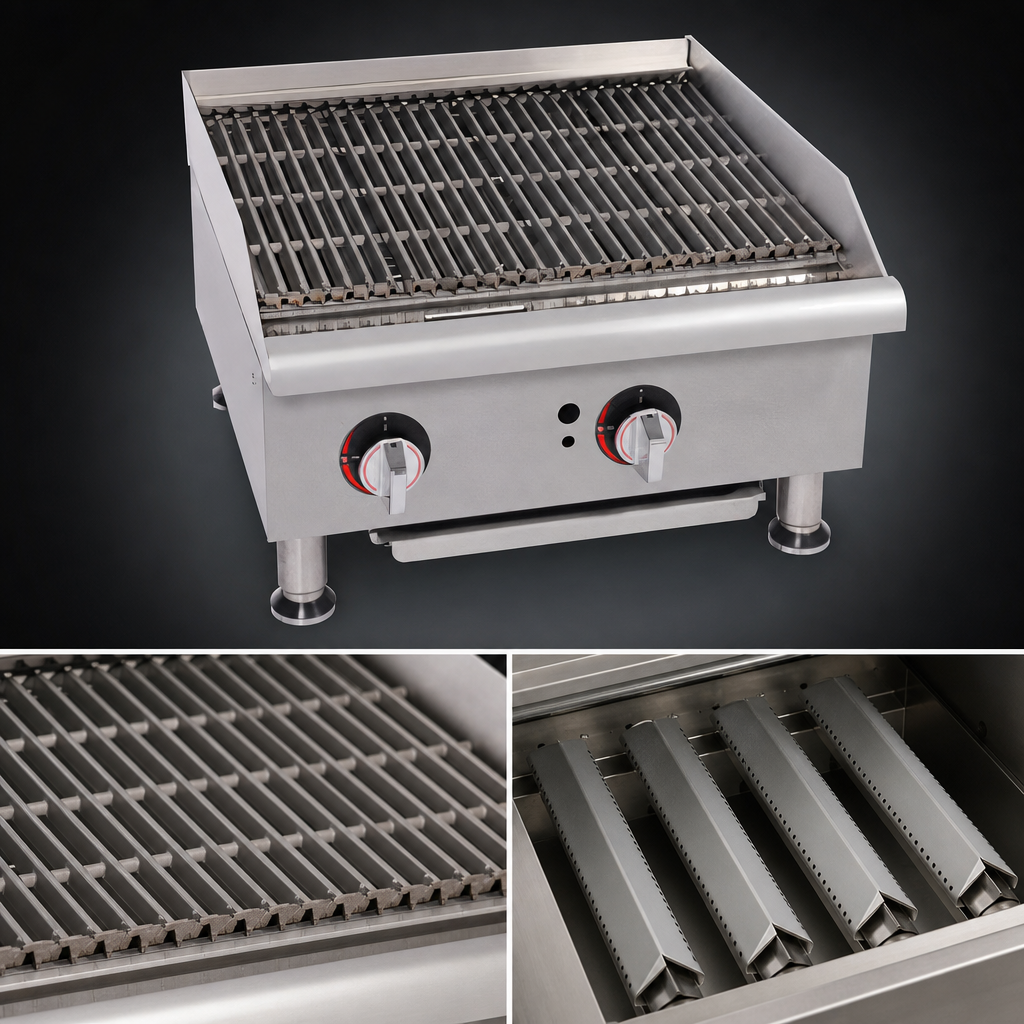 Heavy-Duty Stainless Steel Radiants