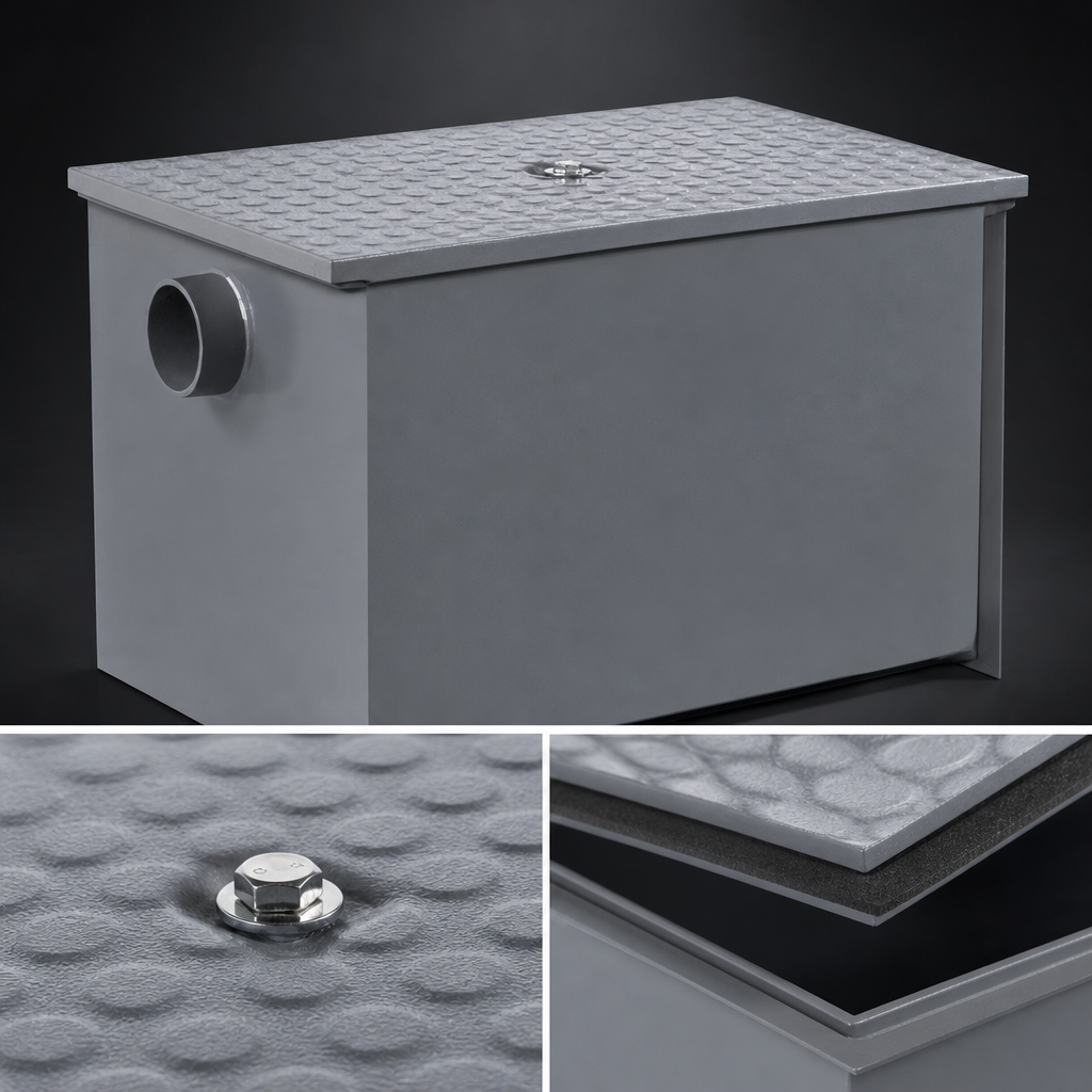Gasketted Solid Steel Cover