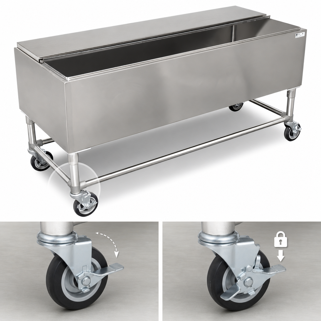 Mobile with Locking Casters