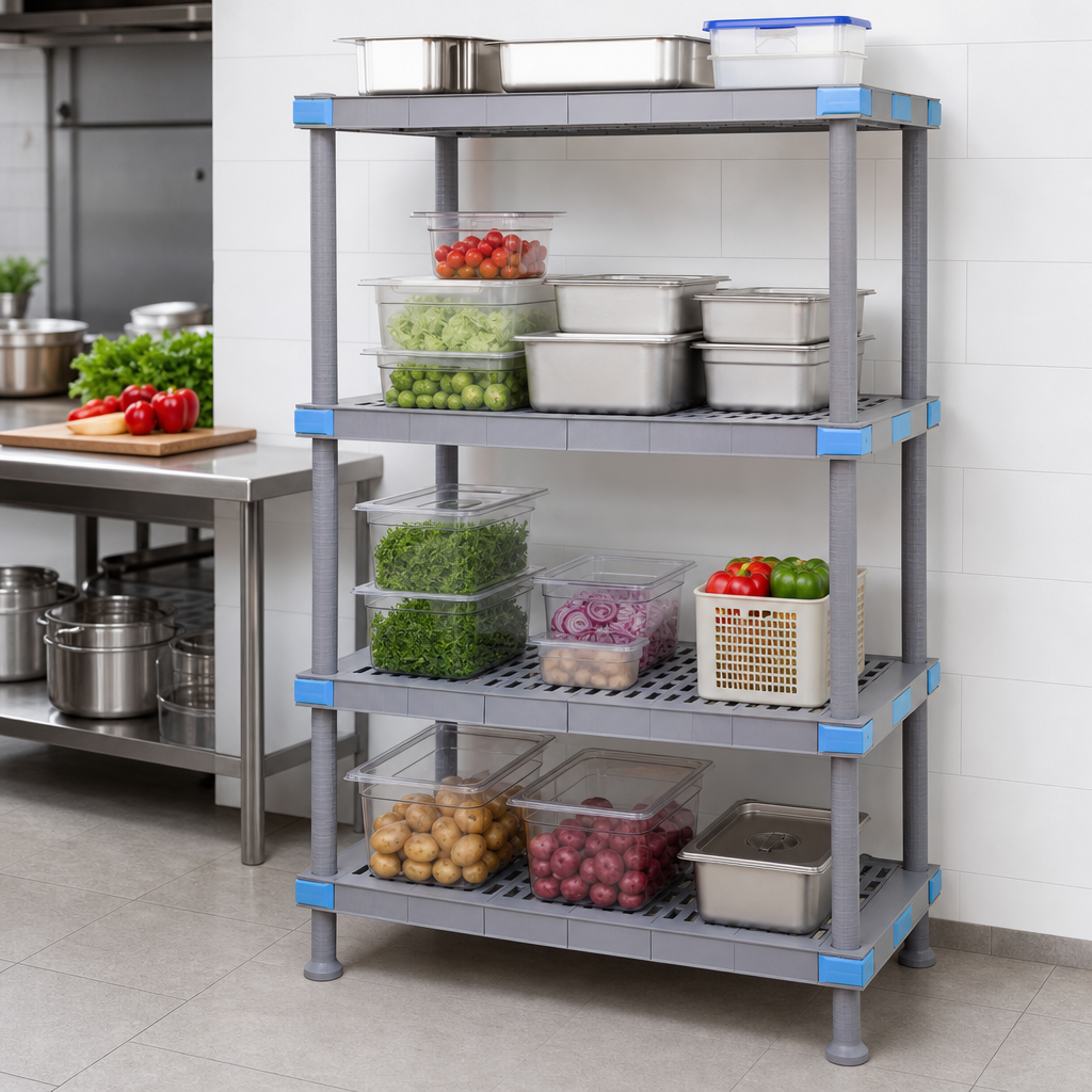 Open Grid Shelves
