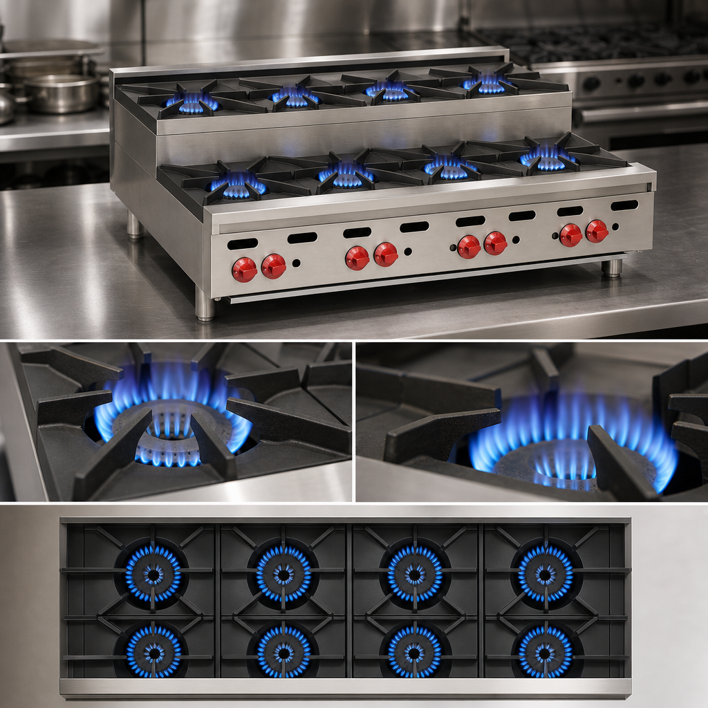 Eight-Burner Layout
