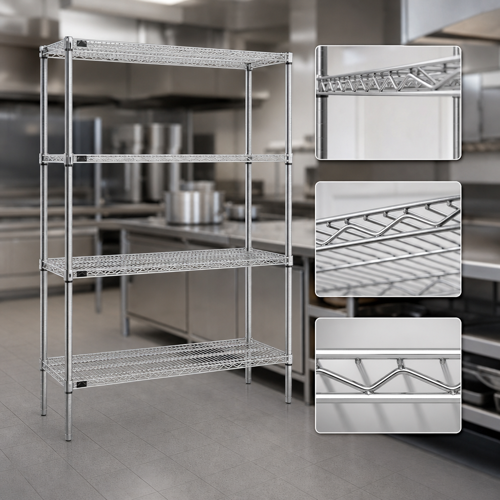 Patented QuadTruss Shelves
