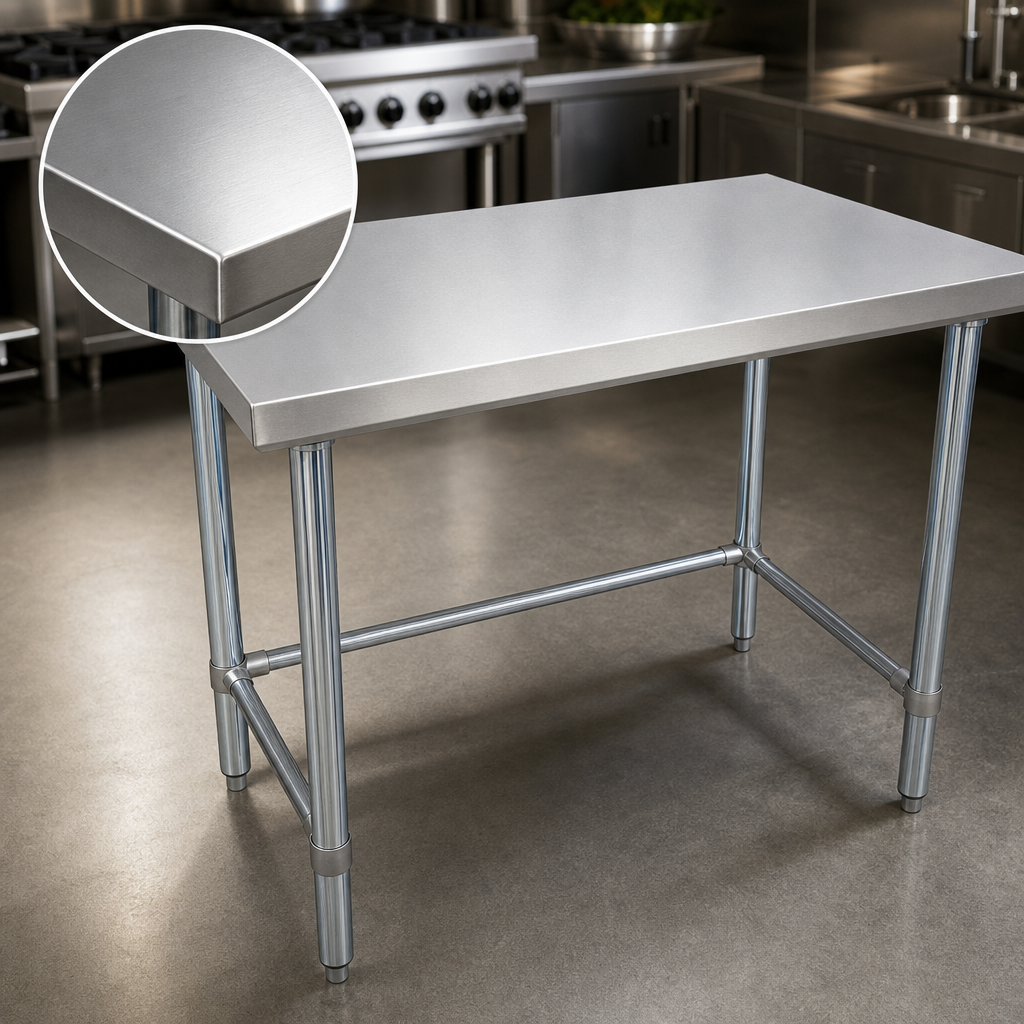 18-Gauge 430 Stainless Steel Top