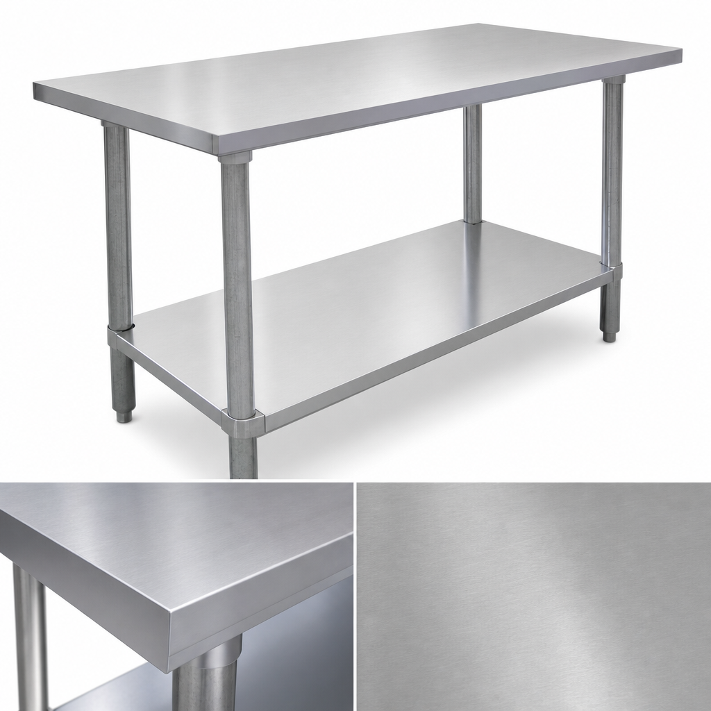 18-Gauge 430 Stainless Steel Top