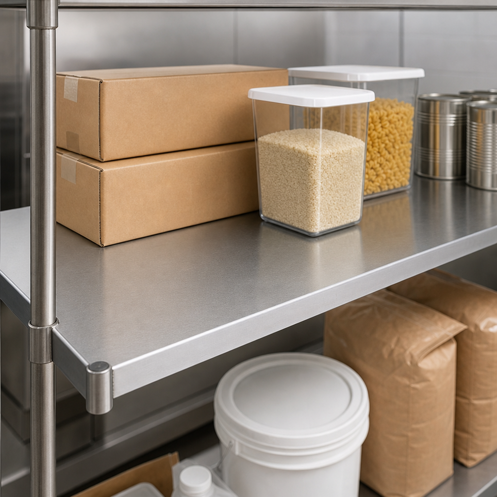 Solid Shelf Surface