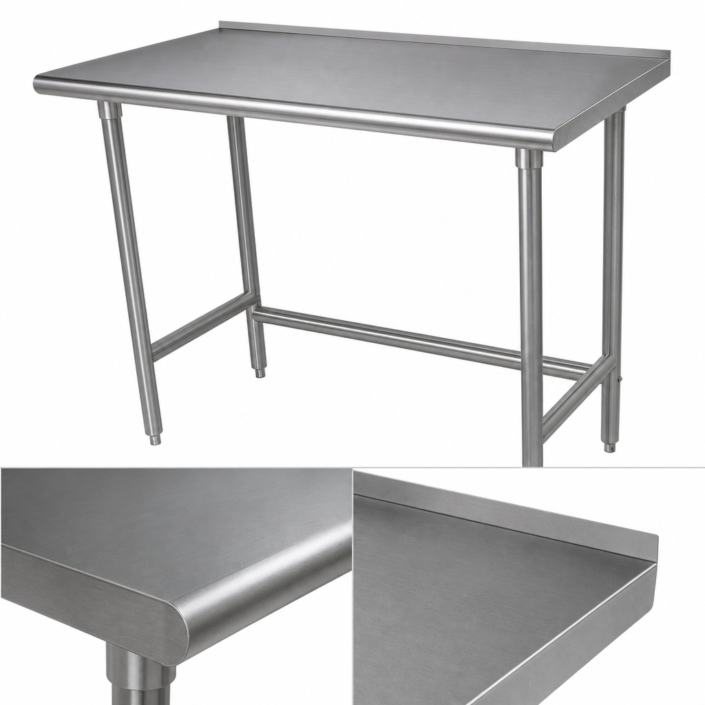 14-Gauge 304 Stainless Steel Top