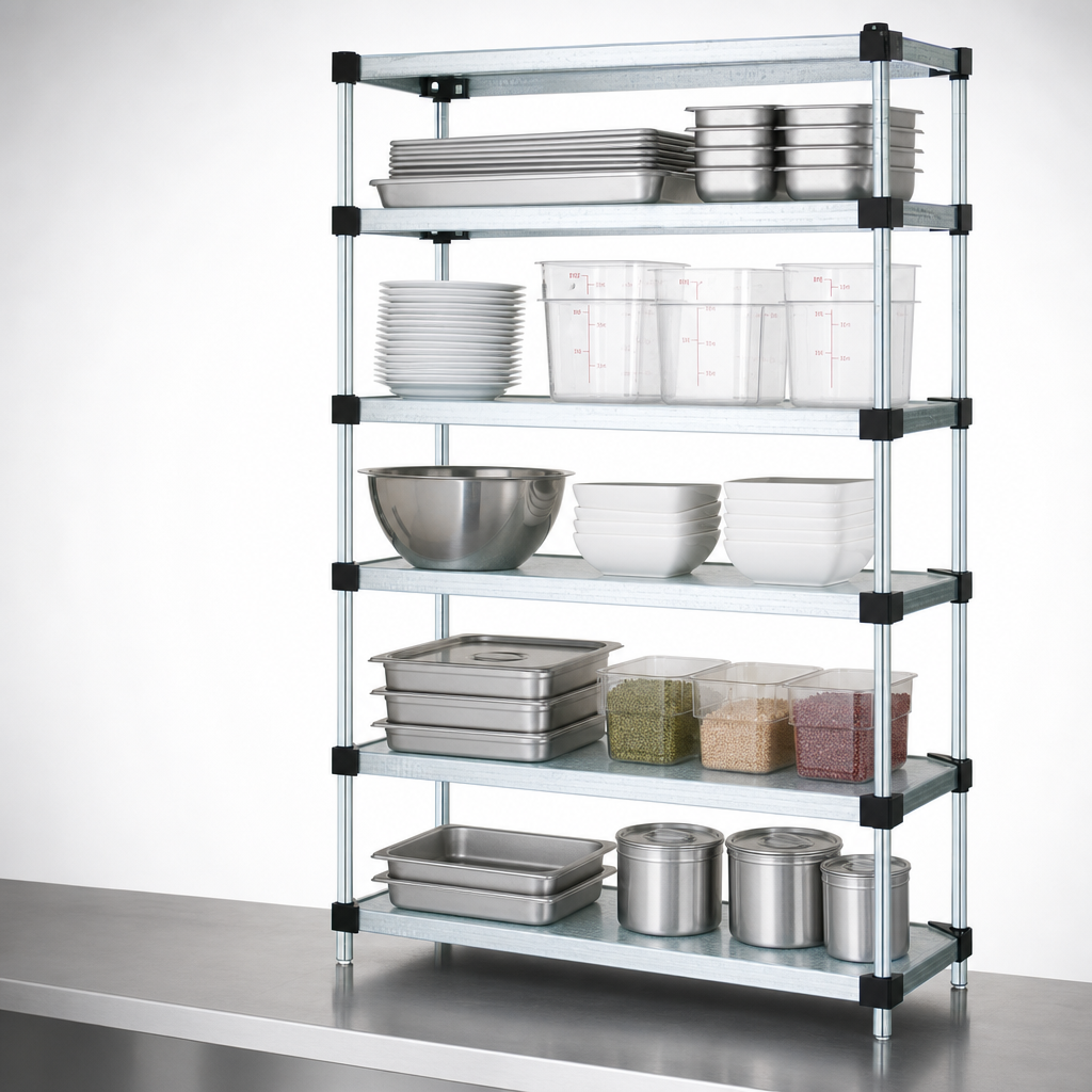 Five Solid Shelves