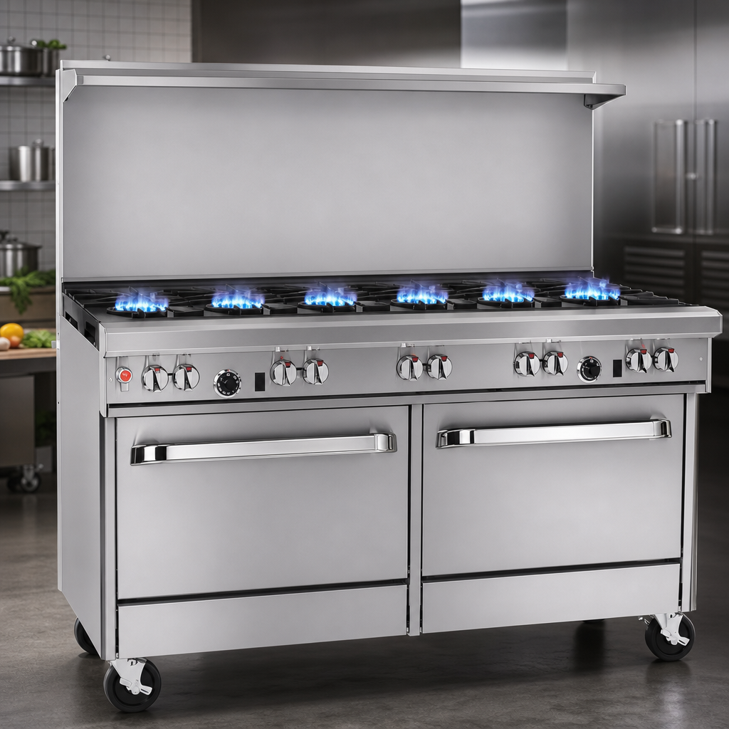 Six Non-Clog Burners