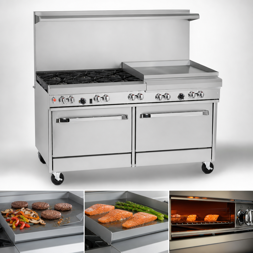24-Inch Raised Griddle/Broiler