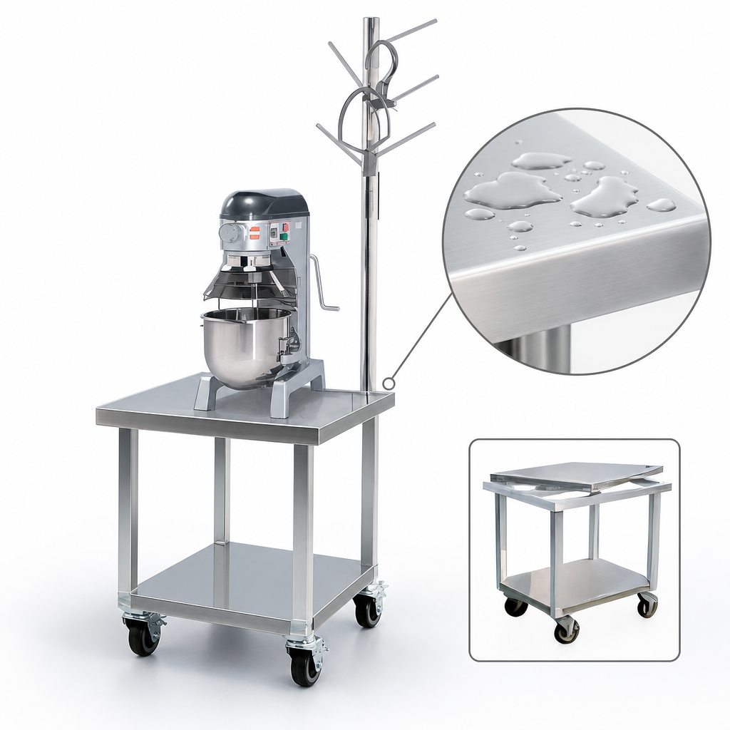 16-Gauge Stainless Steel Top