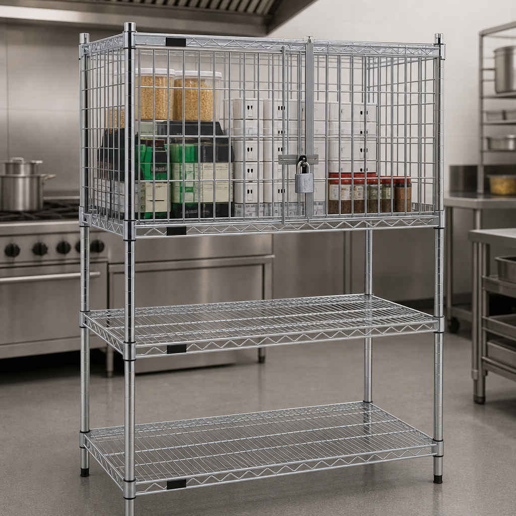 Lockable Shelving Enclosure