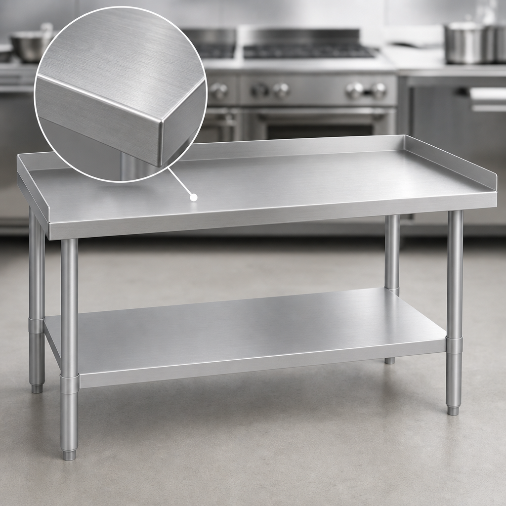 16-Gauge Stainless Steel Top