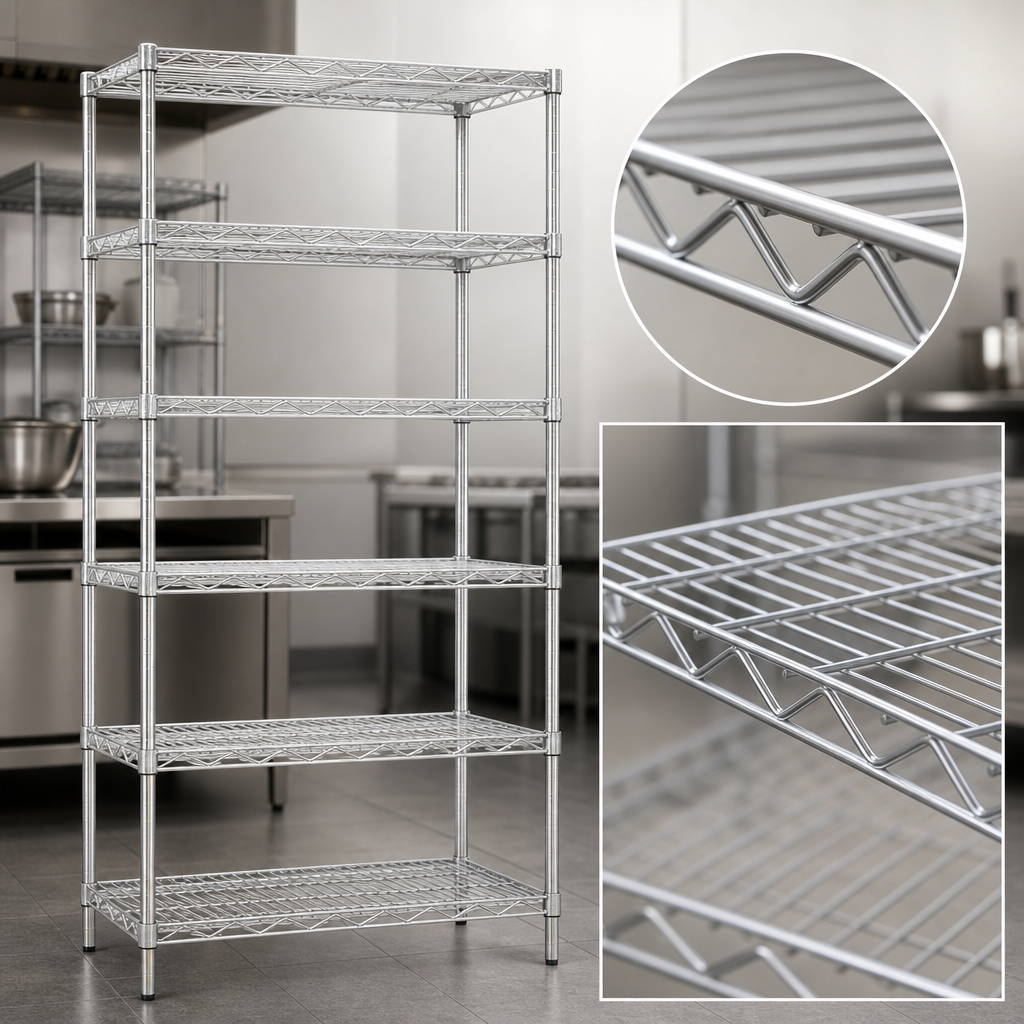 Patented QuadTruss Shelf Design