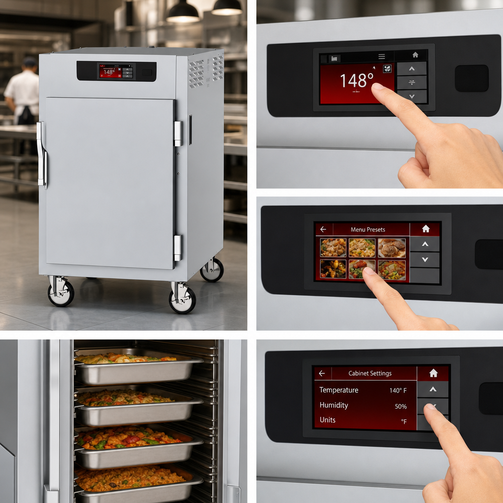 6.8-Inch Touch Screen Controls