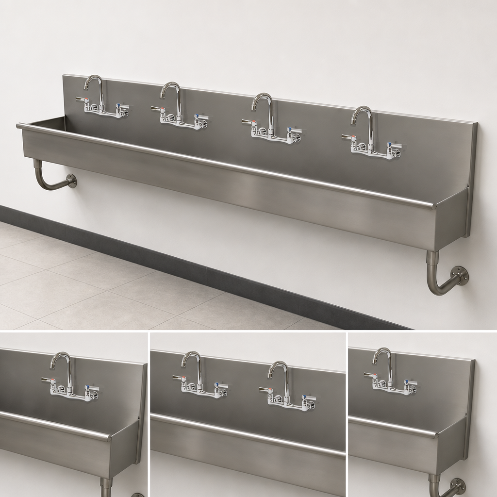 Four-Station Wall-Mounted Design