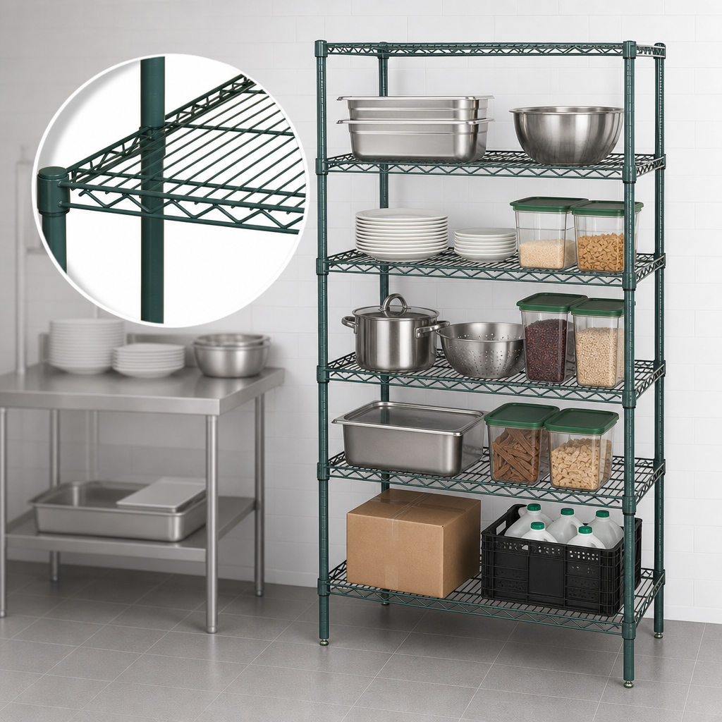 Five Wire Shelves