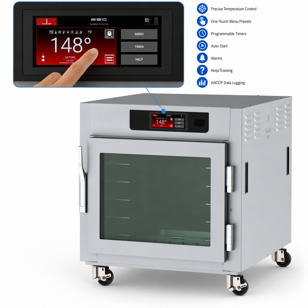 6.8-Inch Touch-Screen Controls