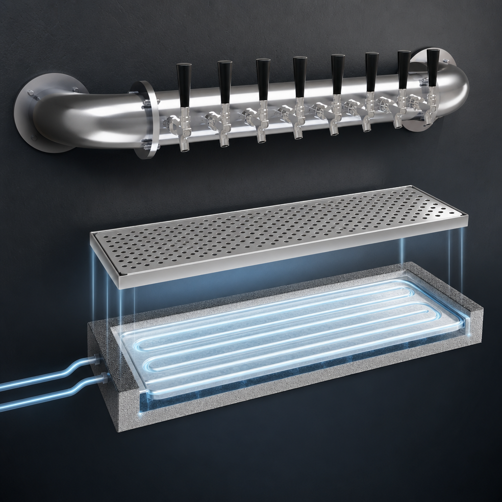 Glycol-Cooled, Insulated Cold Plate Assembly