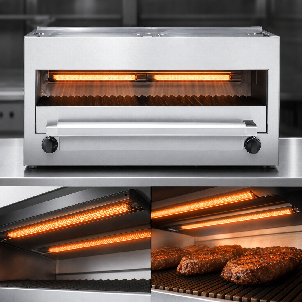 Two Infrared Burners