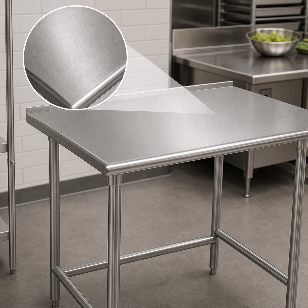 16 Gauge 430 Stainless Steel Top