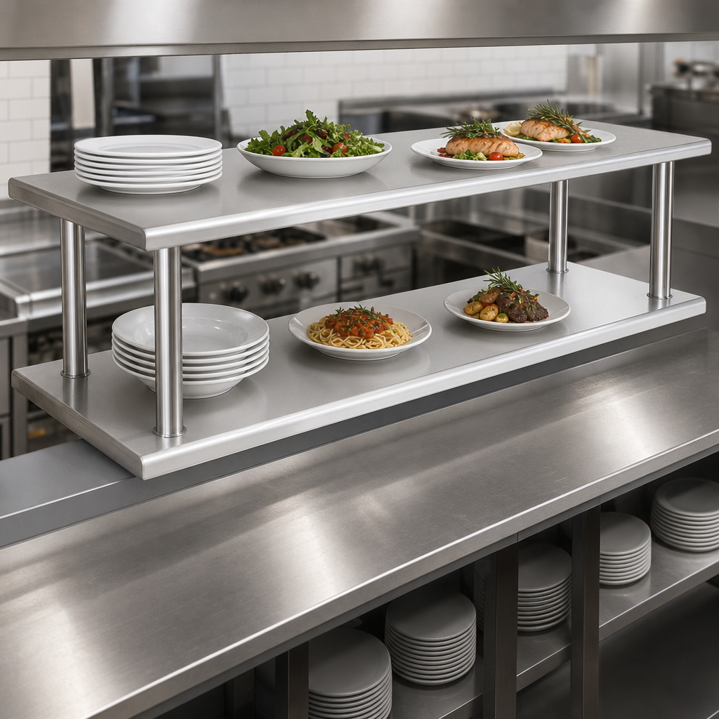 Pass-Thru Shelf with Overshelf
