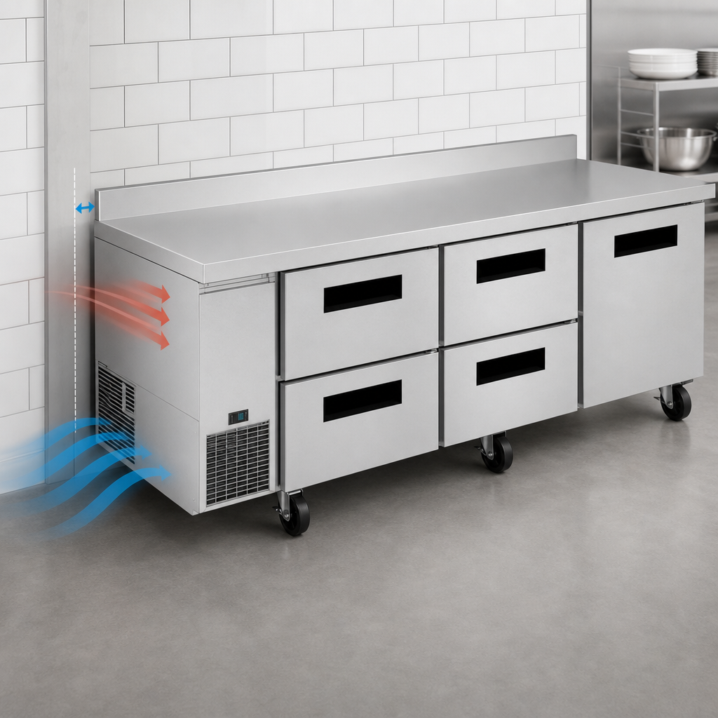 Front-Breathing Side-Mounted Refrigeration