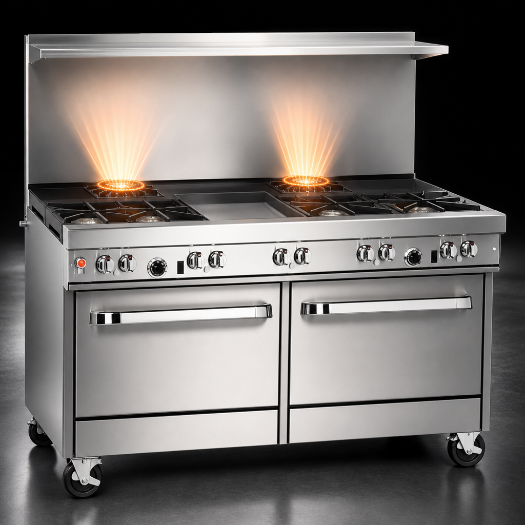 Two Rear Pyromax Burners