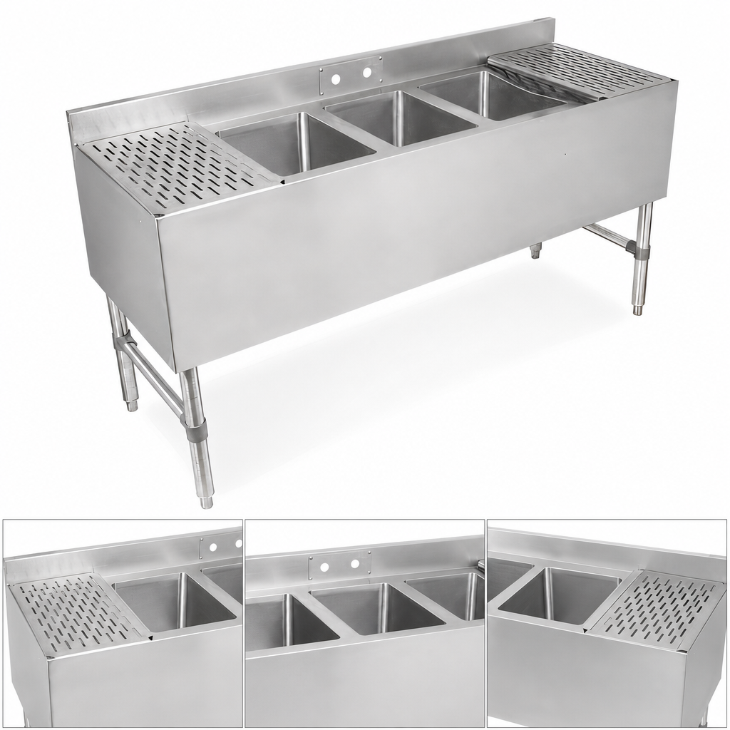 Three Compartment Sink