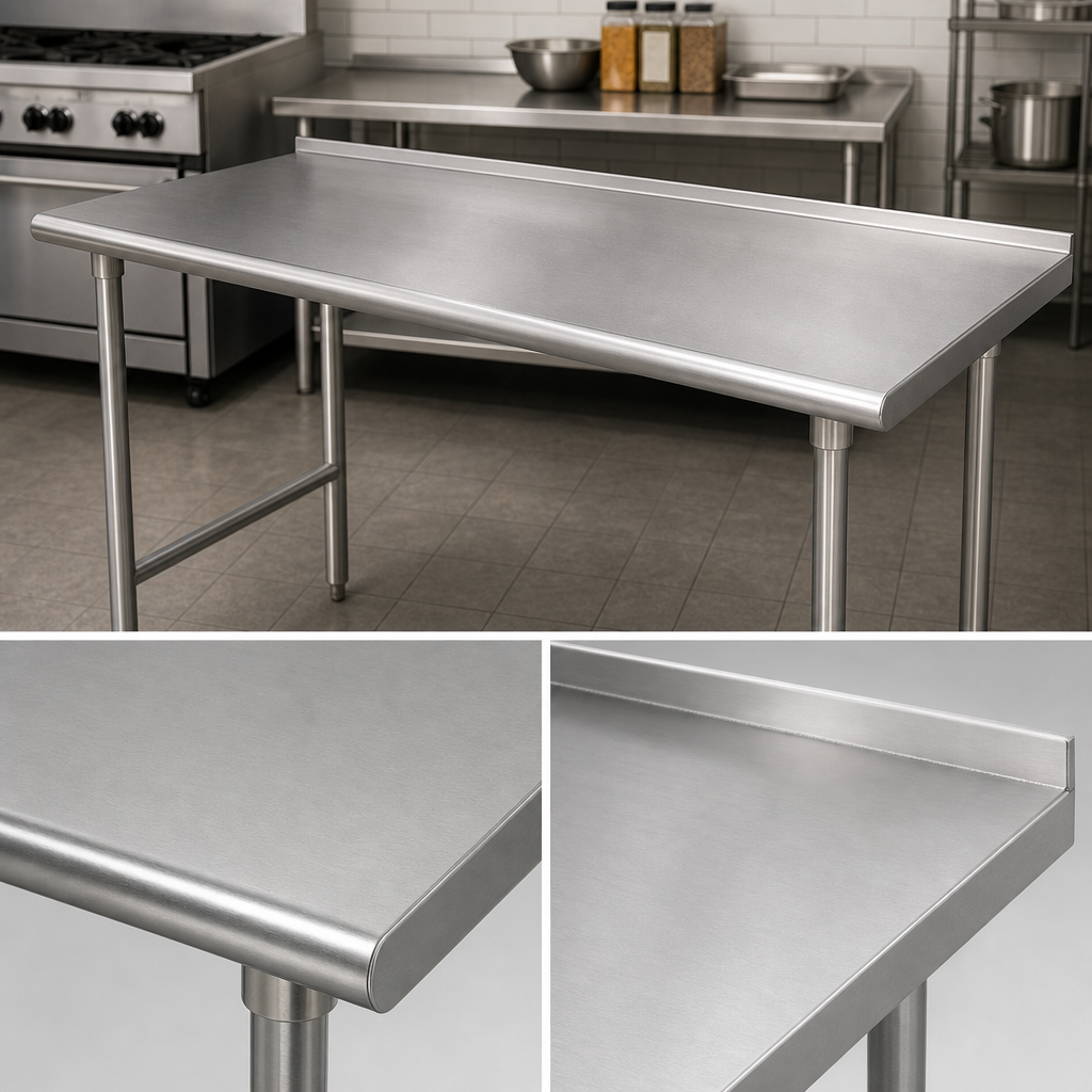 16-Gauge 430 Stainless Steel Top