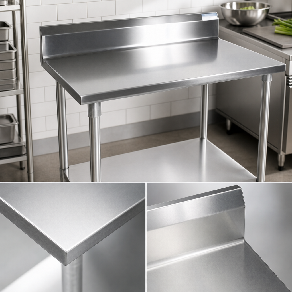 18-Gauge T-430 Stainless Steel Top