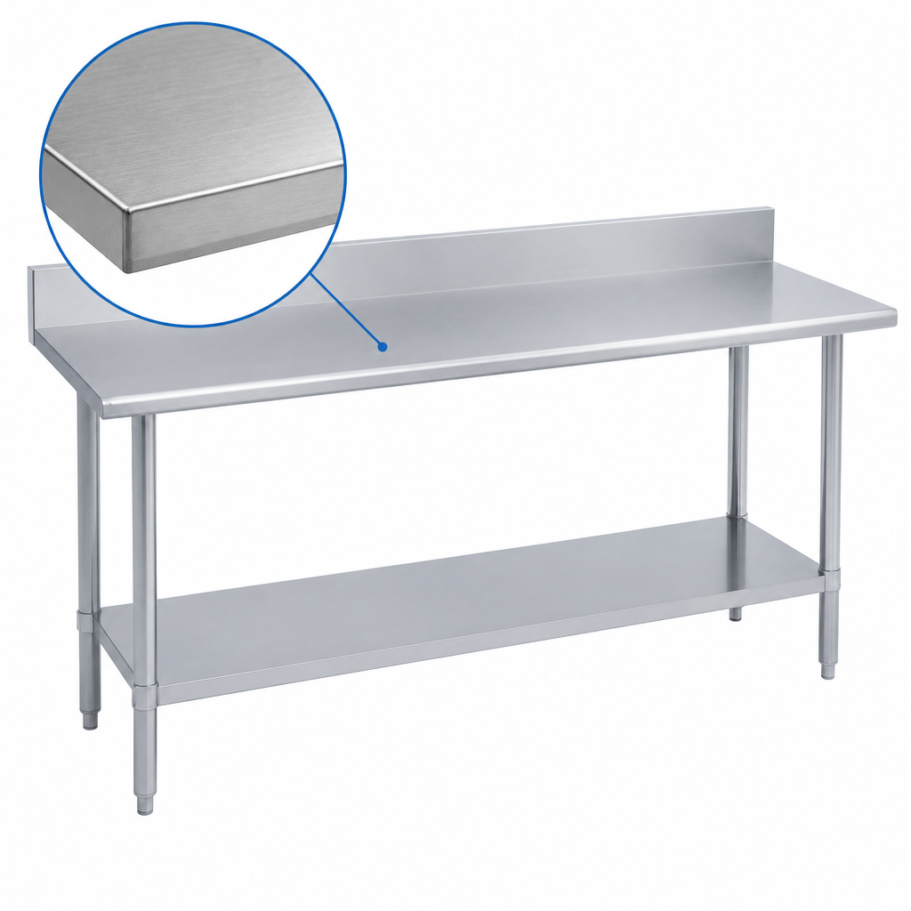 16-Gauge 300 Series Stainless Steel Top