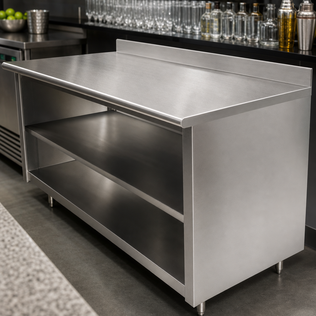 16-Gauge 304 Stainless Steel Top