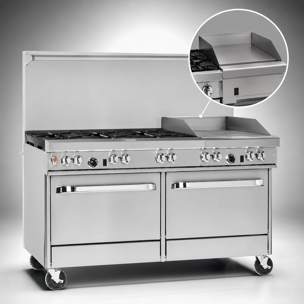 Right Raised Griddle/Broiler