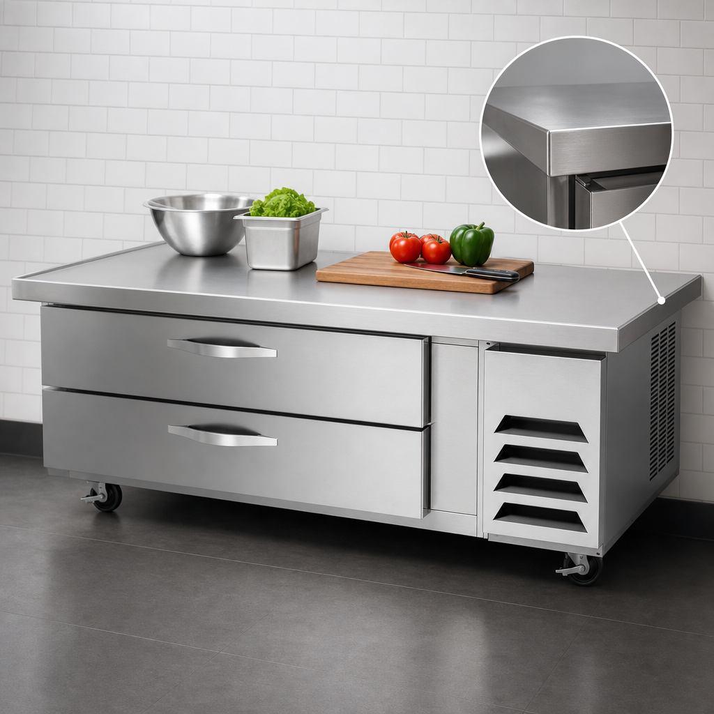Extended Stainless Steel Top