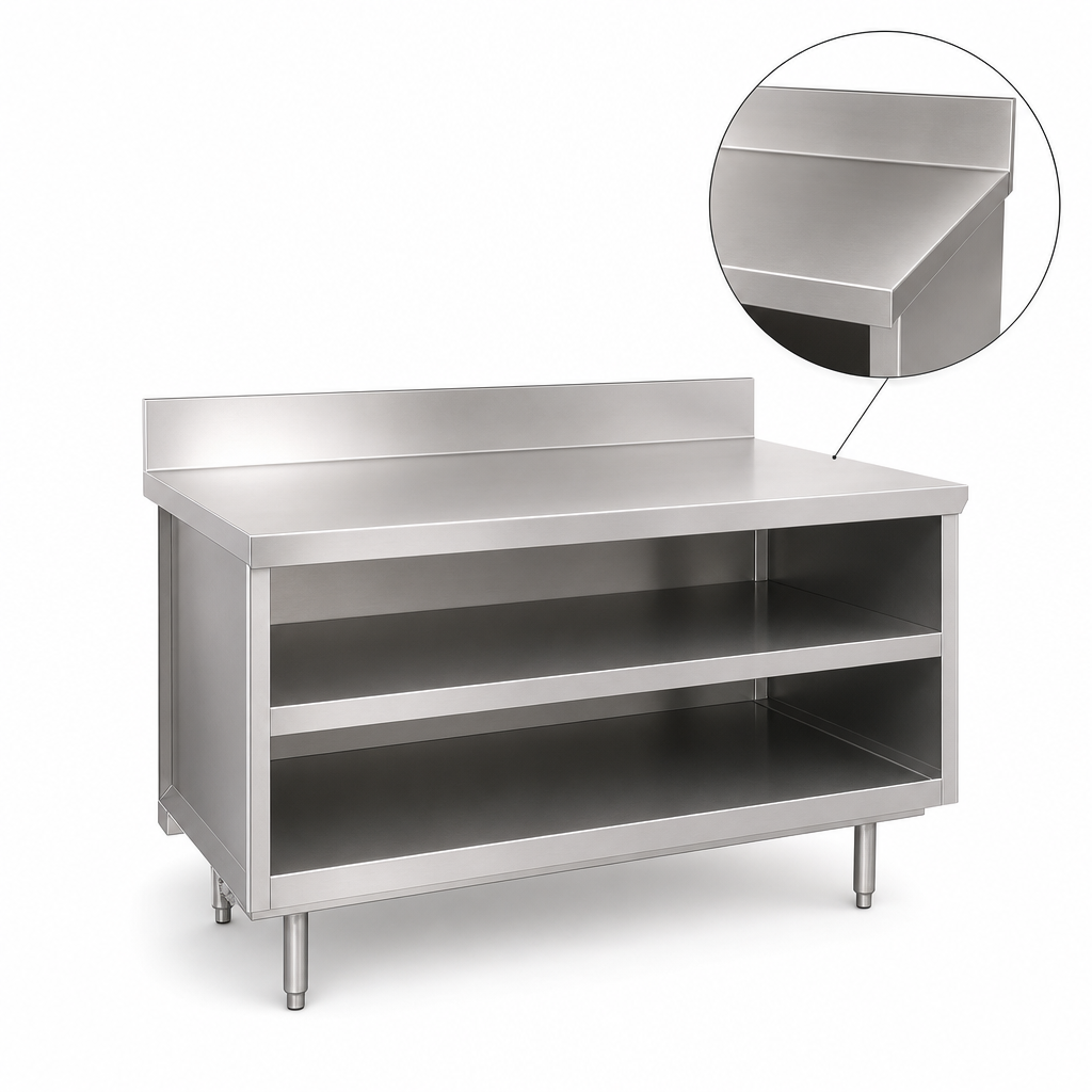 One-Piece 16-Gauge Stainless Steel Top