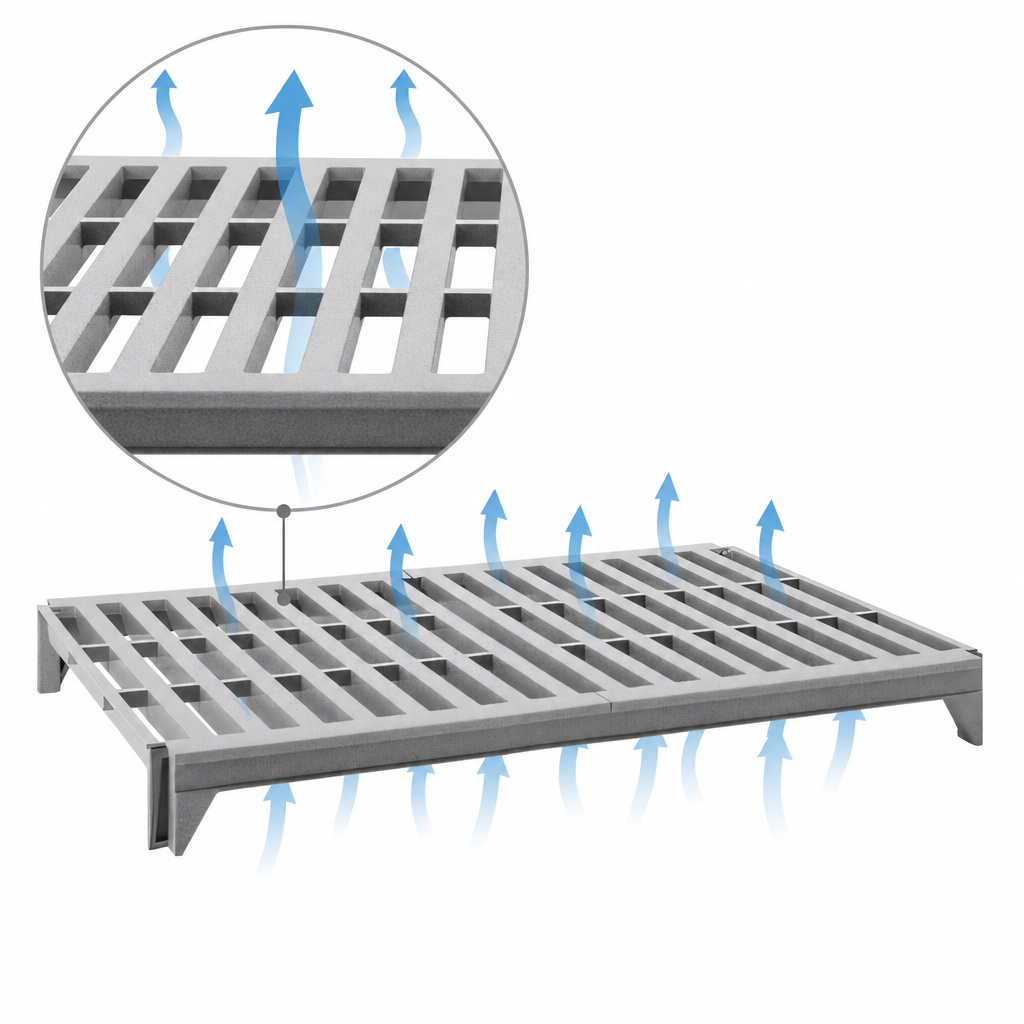 Vented Shelf Plates
