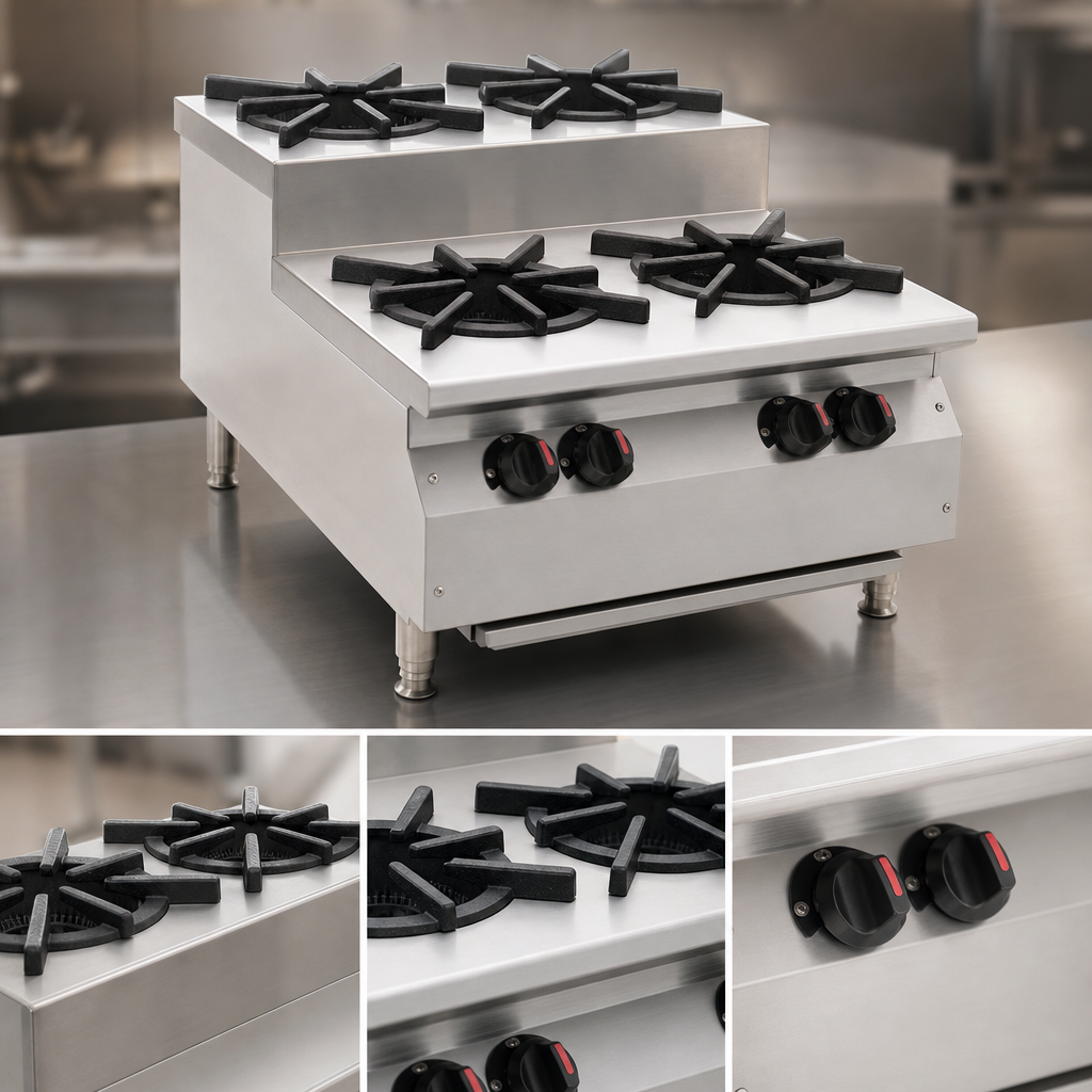 Step-Up Burner Layout