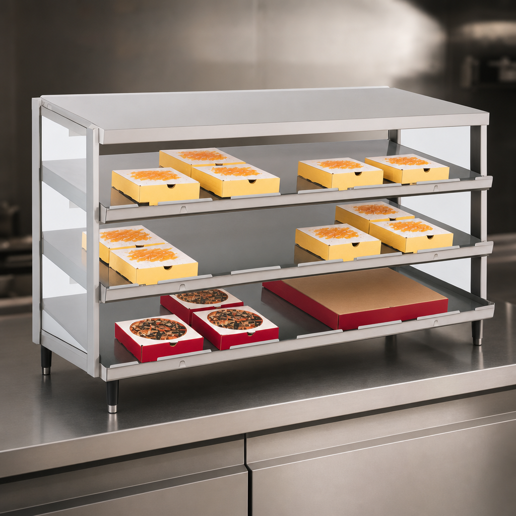 Triple Slant Shelves