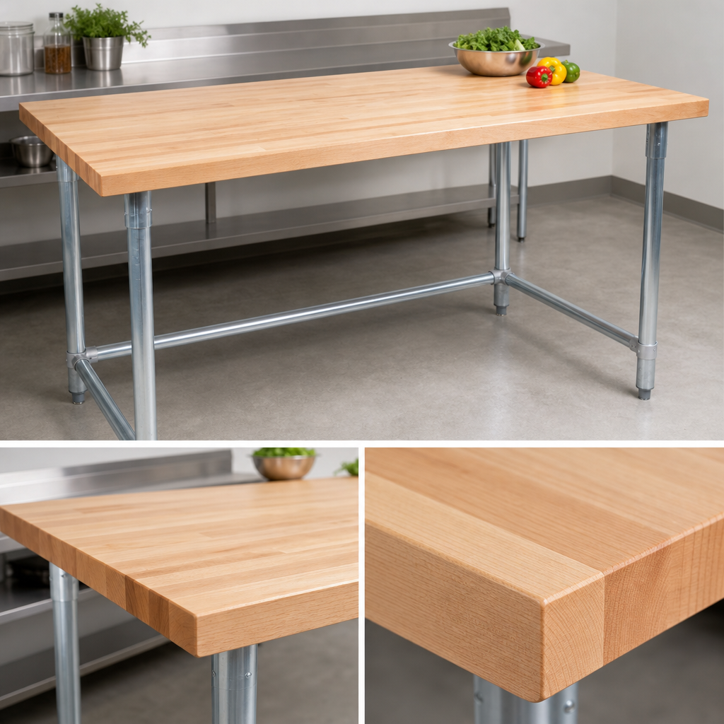 Edge Grain Flat Top