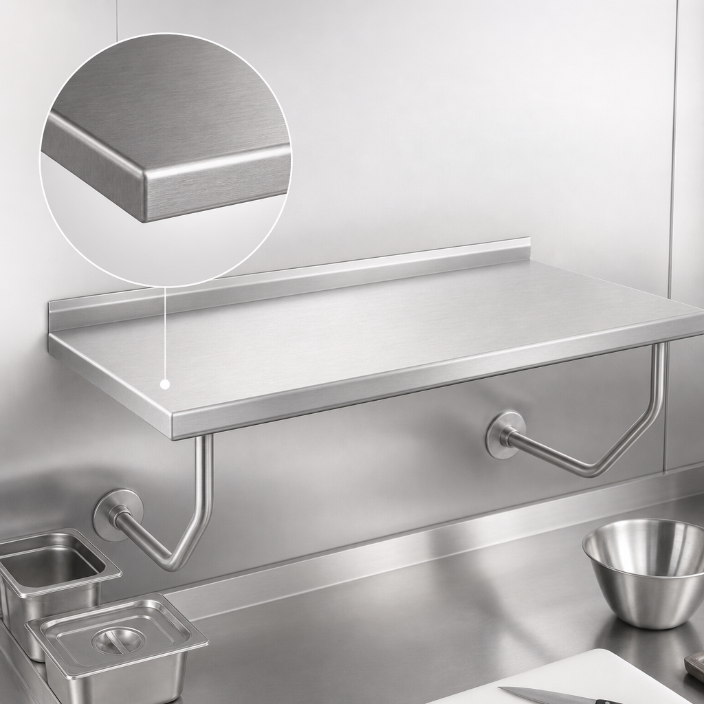 14-Gauge 304 Stainless Steel Top