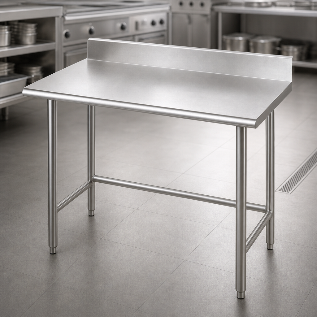 16-Gauge 304 Stainless Steel Top