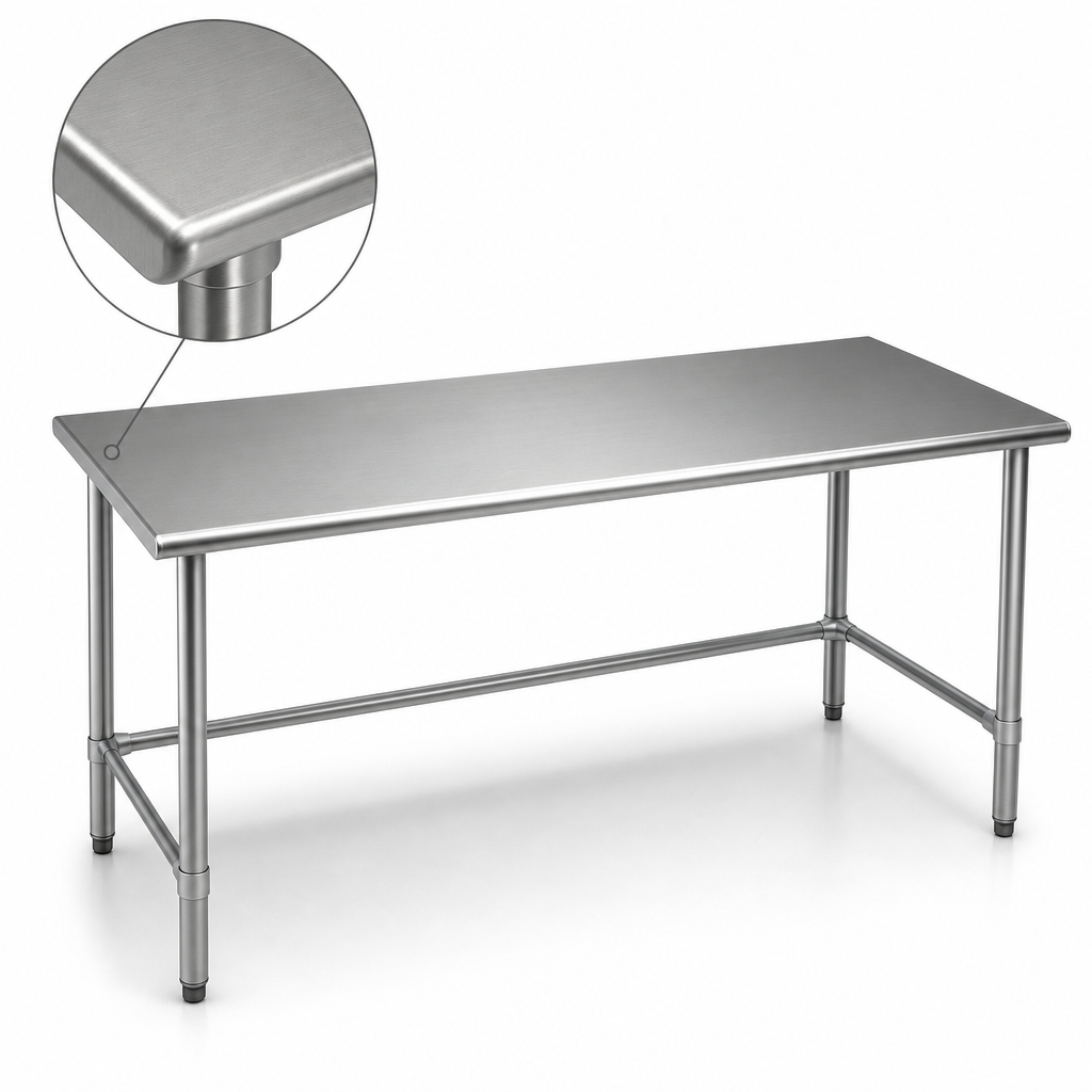 14-Gauge Stainless Steel Top