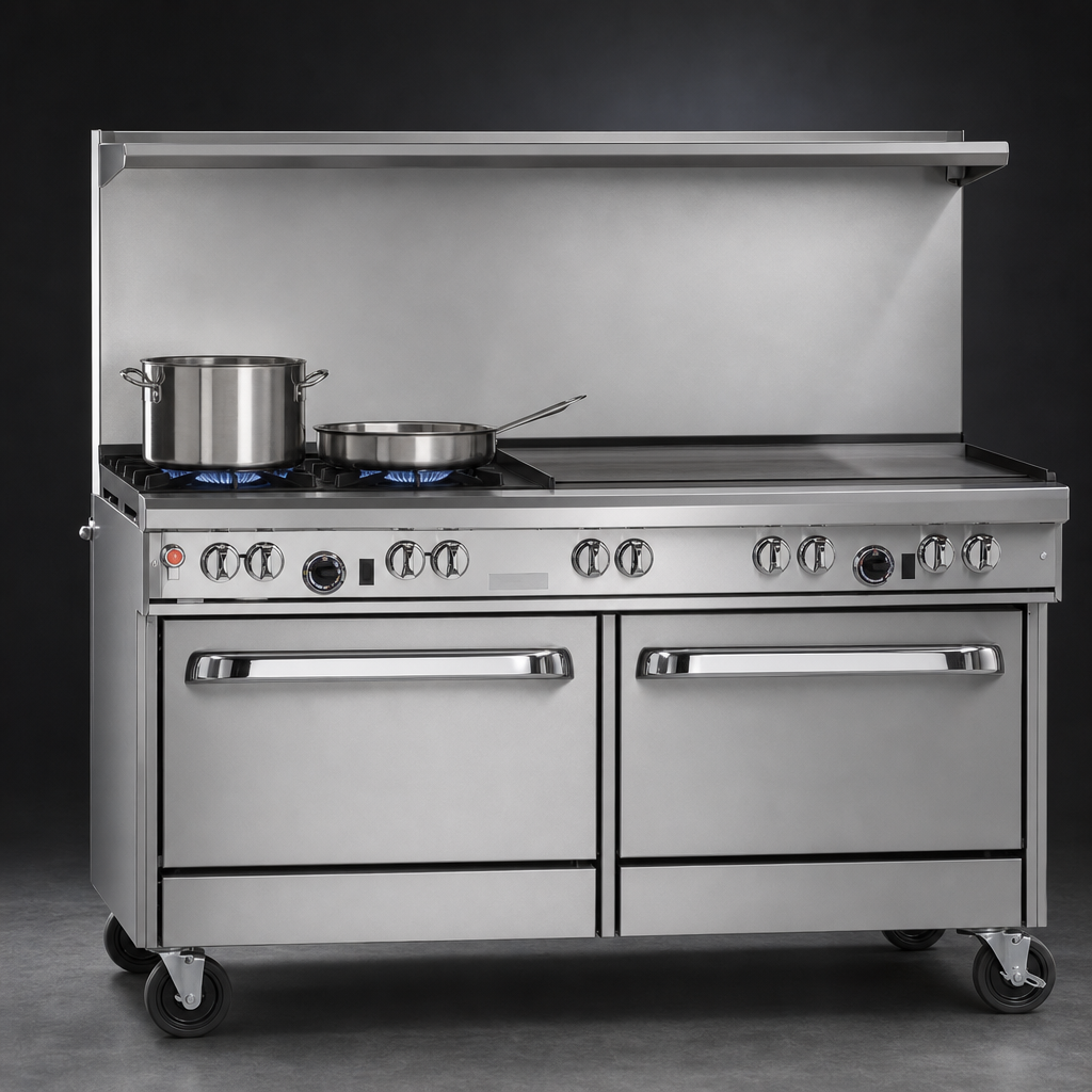 Two Non-Clog Open Burners