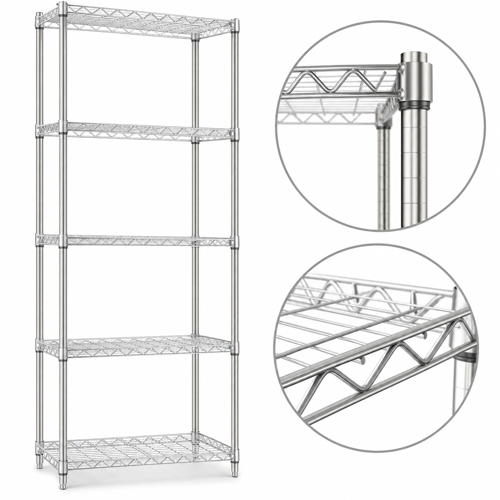 Patented QuadTruss® Shelves
